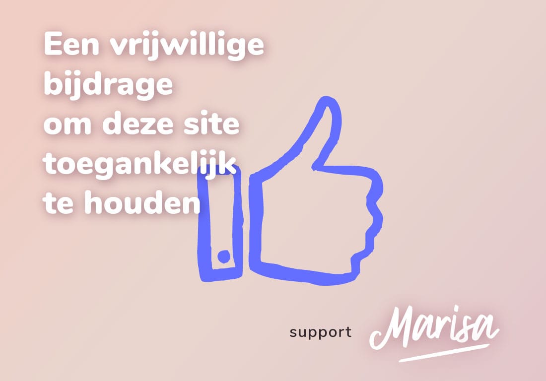 Geef een bedrag aan Mindfulness expert Marisa Garau om haar website actief te houden